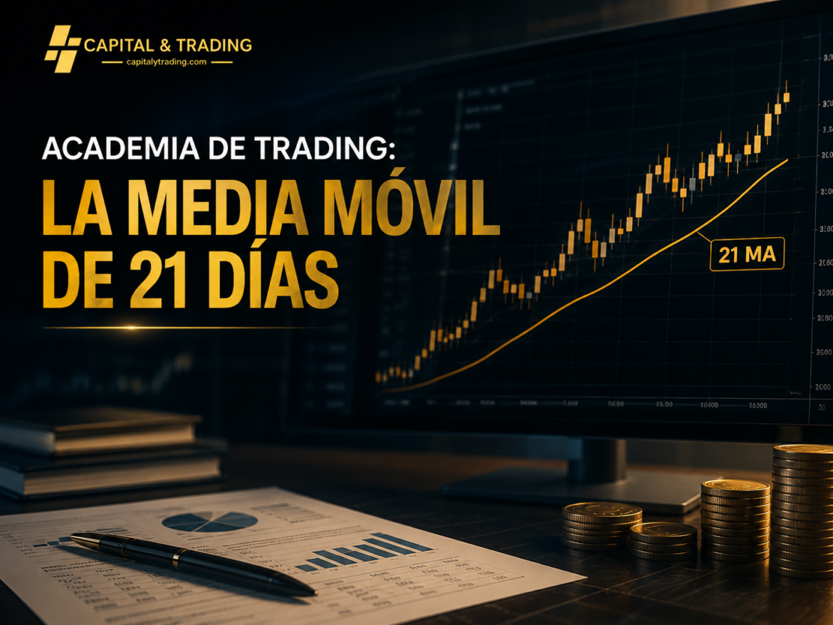 media movil de 21 dias, como usarla